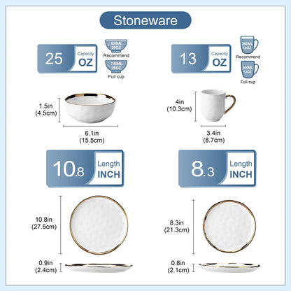LOVECASA Ceramic Dinnerware Set