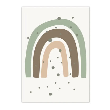 lion nursery canvas with rainbow and custom name hakuna matata