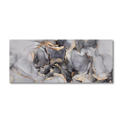 frameless modern abstract canvas with bark texture effect