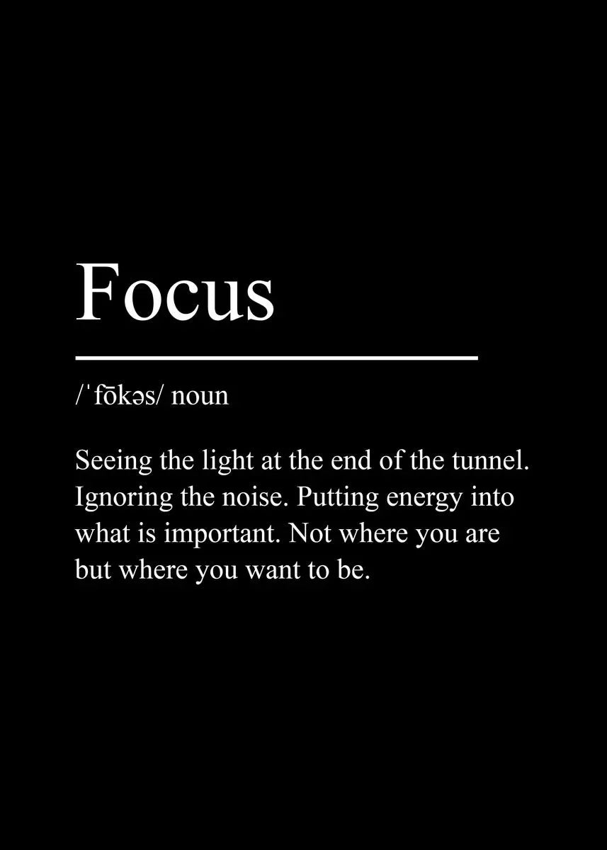 Black Minimalist Inspirational ''Success" Quote Print