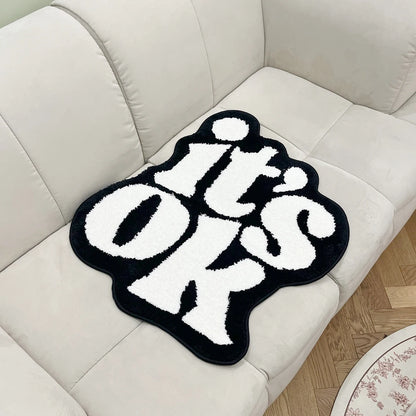 "It’s OK" Tufted Rug