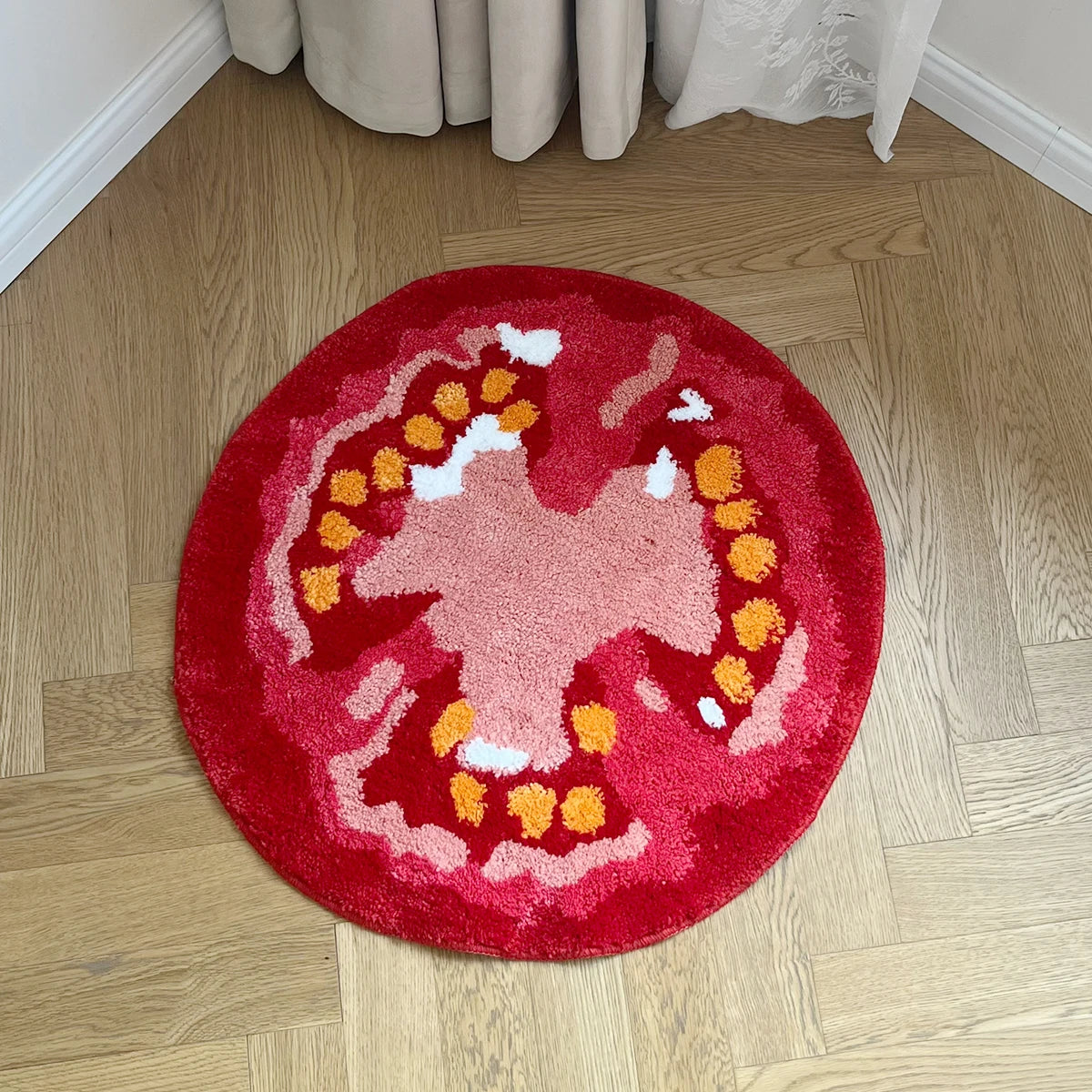 Tomato Tufted Rug