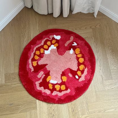 Tomato Tufted Rug