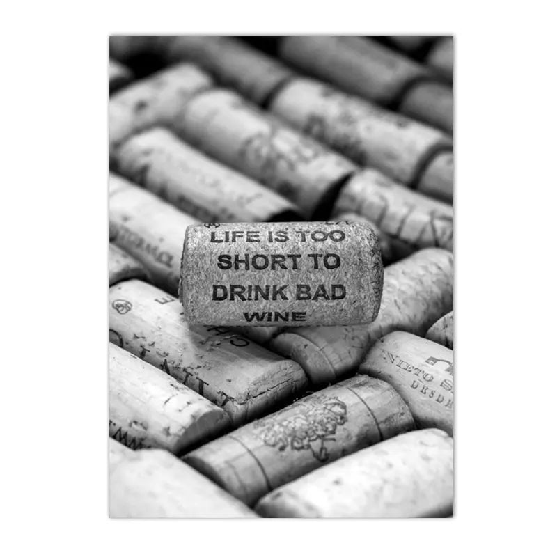 black and white fashion woman holding drink canvas wall art