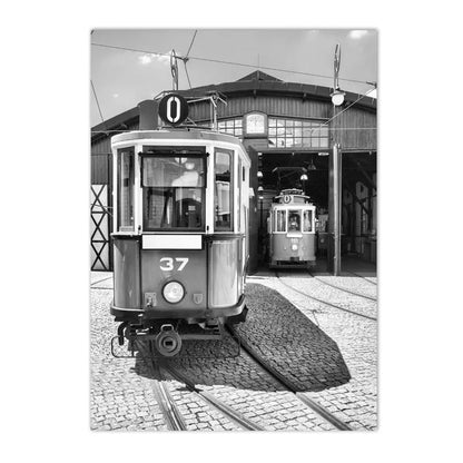 black and white cityscapes of new york and paris with bridges on canvas