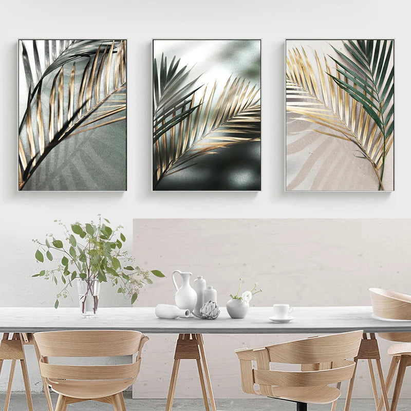 Vintage botanical butterfly with morning glory and ferns canvas