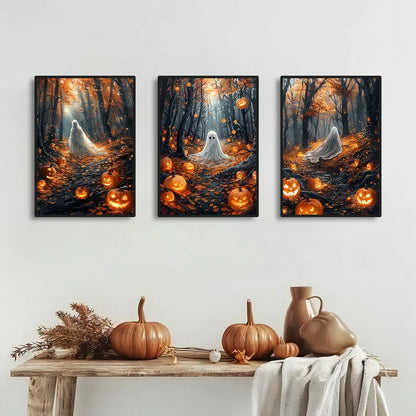 Cute Halloween Ghost Canvas Print