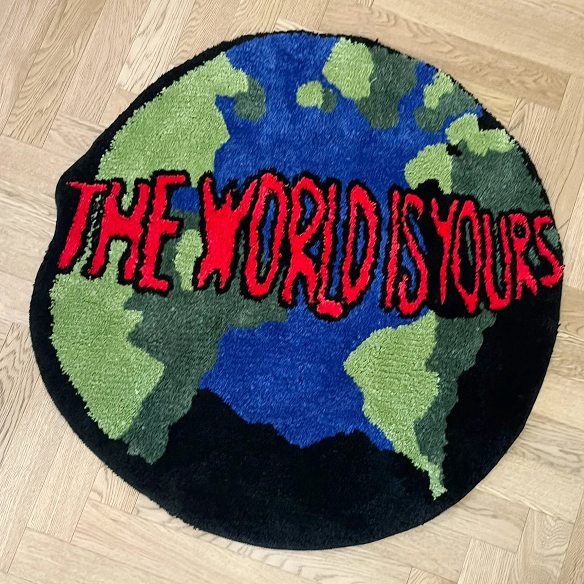 Earth Round Tufted Rug