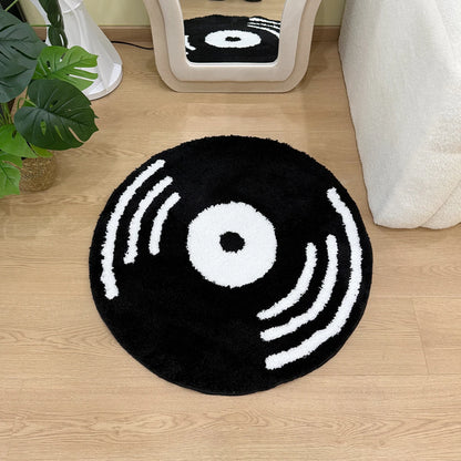Vinyl Record Tufted Rug