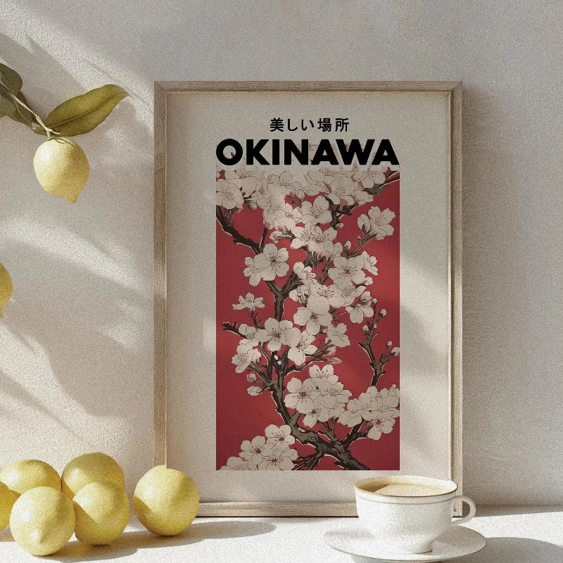 Japanese Okinawa Cherry Blossoms Canvas Print
