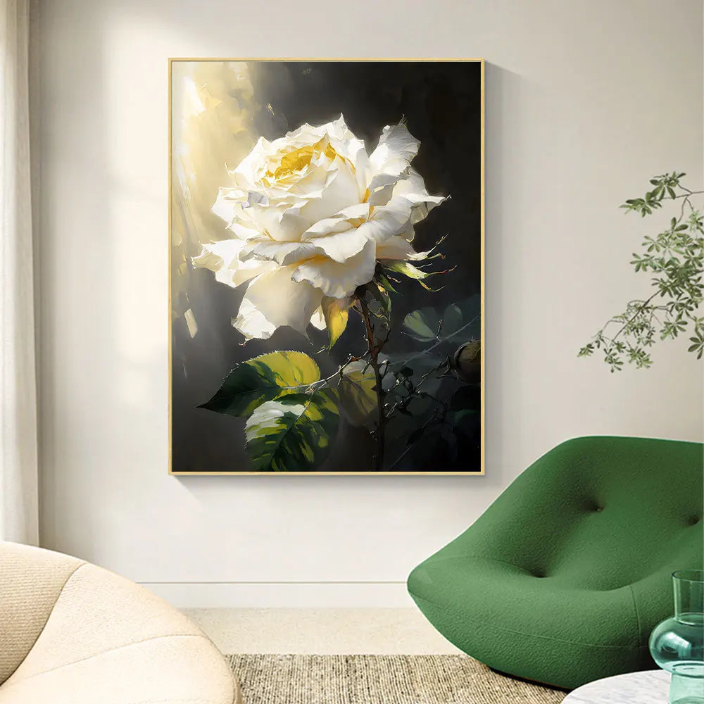 Modern Rose Canvas - Set Of 3
