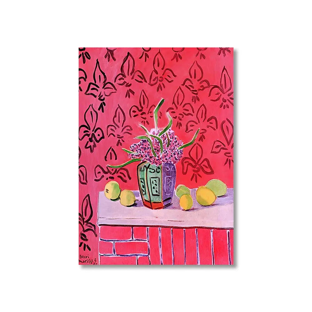 Matisse Retro Abstract Landscape Canvas