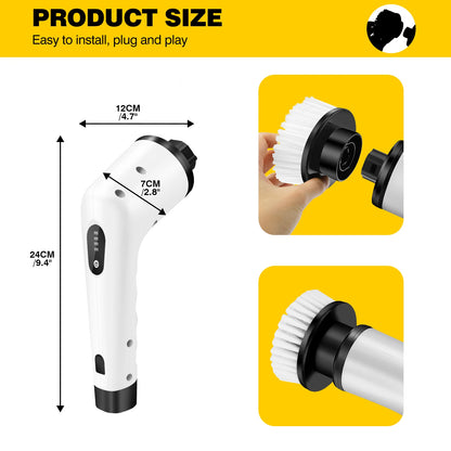 DayPlus 3-in-1 Electric Cleaning Brush