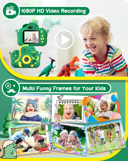 Kids Dinosaur Shaped Digital Camera