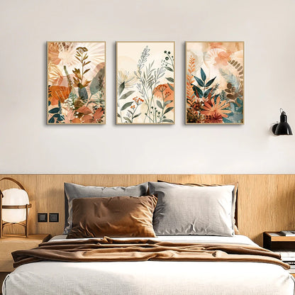 Boho Floral Canvas Prints