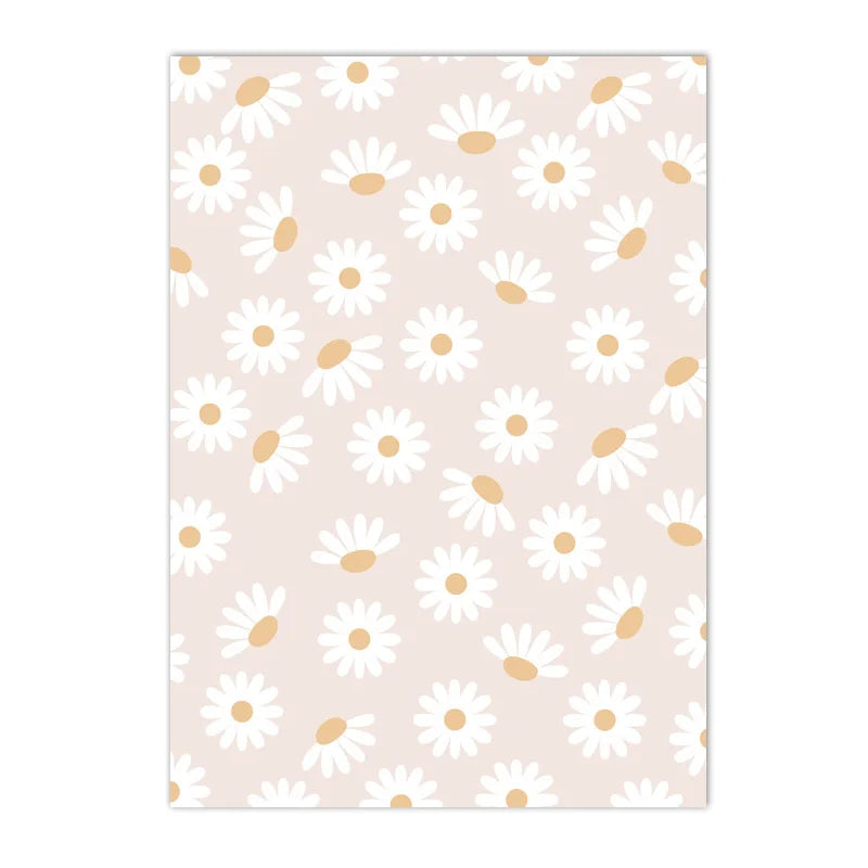 Personalized Pink Daisy Canvas Print