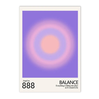 gradient aura angel numbers 666 777 888 spiritual canvas