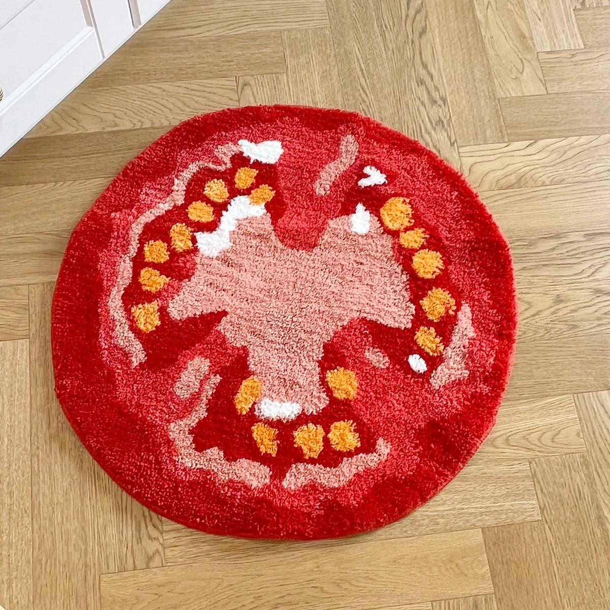 Tomato Tufted Rug