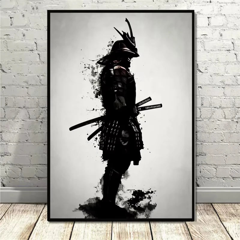 Japanese Vintage Samurai Canvas