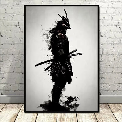 Japanese Vintage Samurai Canvas