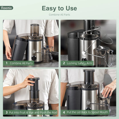 Reemix Fruit and Vegetable Juicer