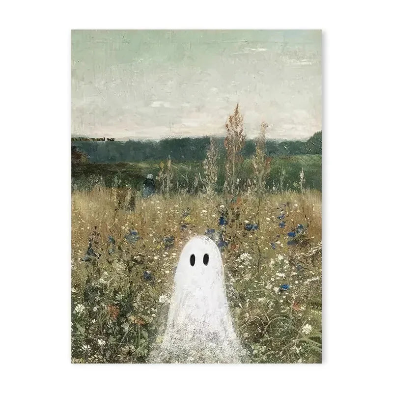 Vintage Autumn Farmhouse Canvas Print