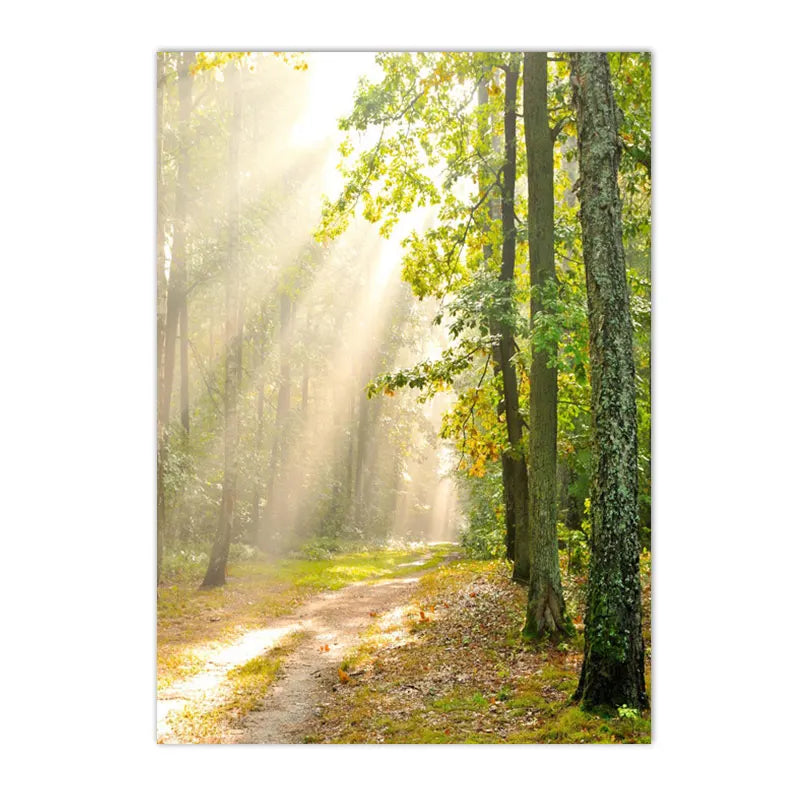 spring landscape with daisies lemons and bike canvas wall art