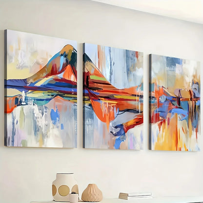 Abstract Fashion Figure Canvas - Set Of 3