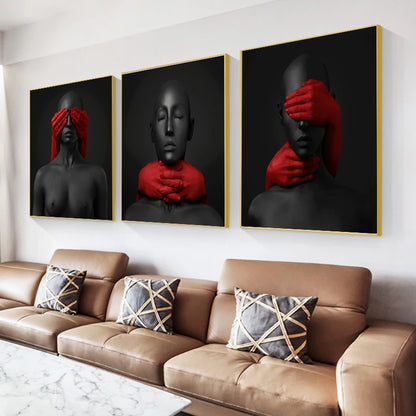 Abstract Woman Canvas