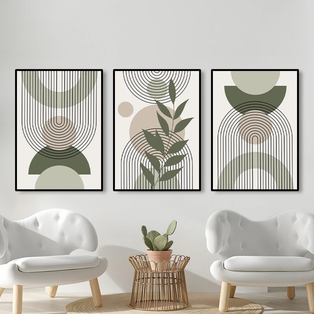 Abstract Bohemian Canvas