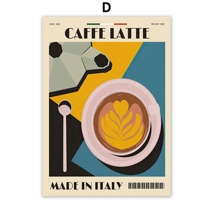 Italian Espresso Coffee Pot Canvas Print