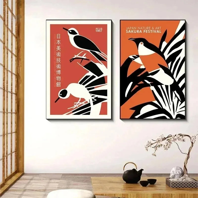 Vintage Japanese Canvas Prints Collection