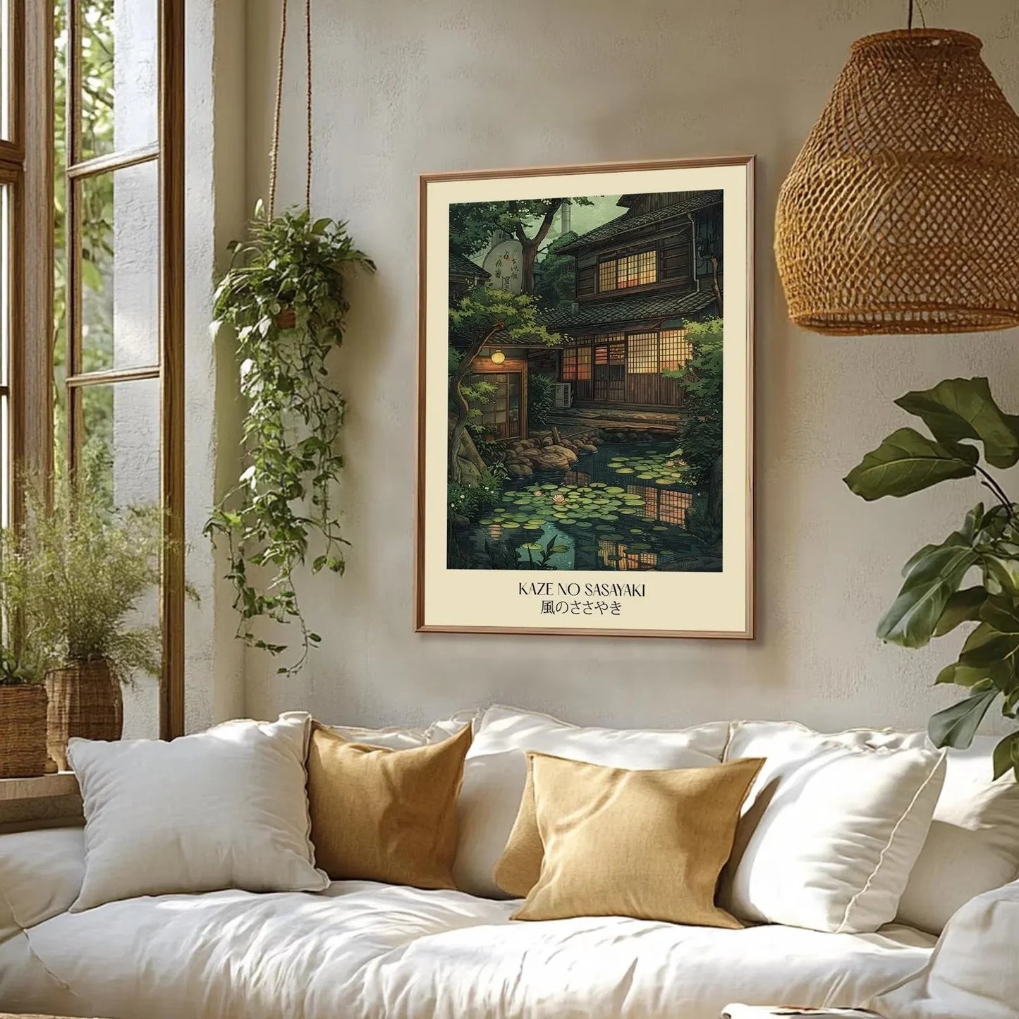 Japanese Whisper Garden Canvas Print