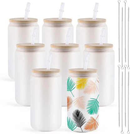 Sublimation Glass Jars - Set Of 8