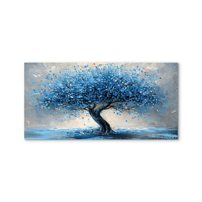 Abstract Colourful Tree Canvas