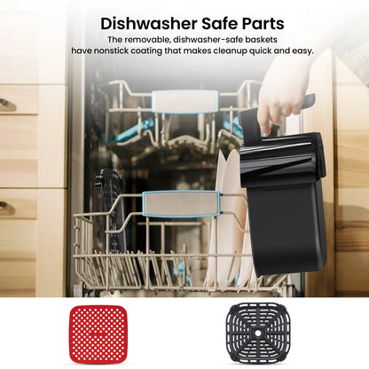 5-Quart Digital Air Fryer - Black