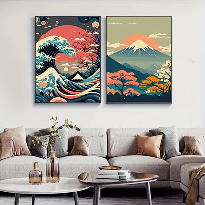 Hokusai Inspired Japanese Prints