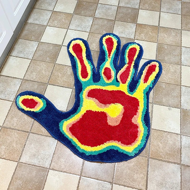 Hand Palm Tufted Rug