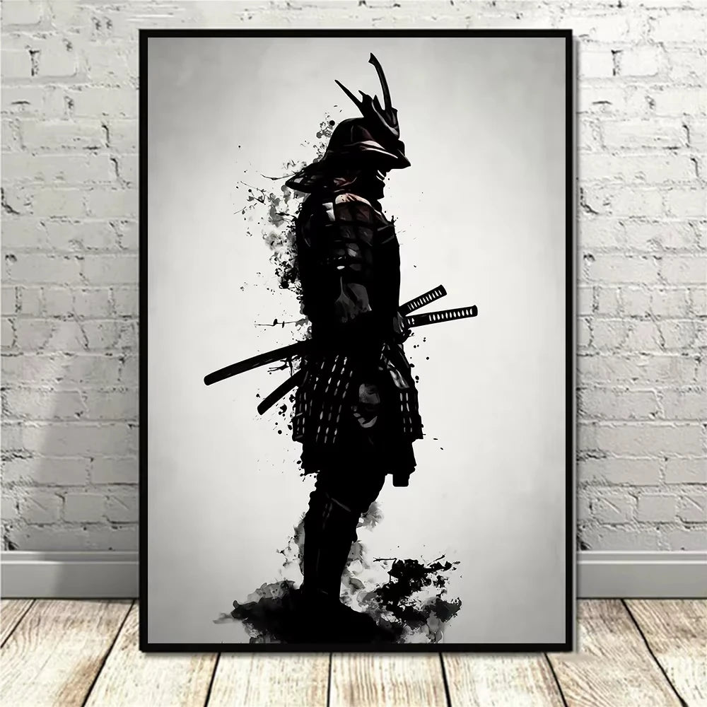 Japanese Vintage Samurai Canvas
