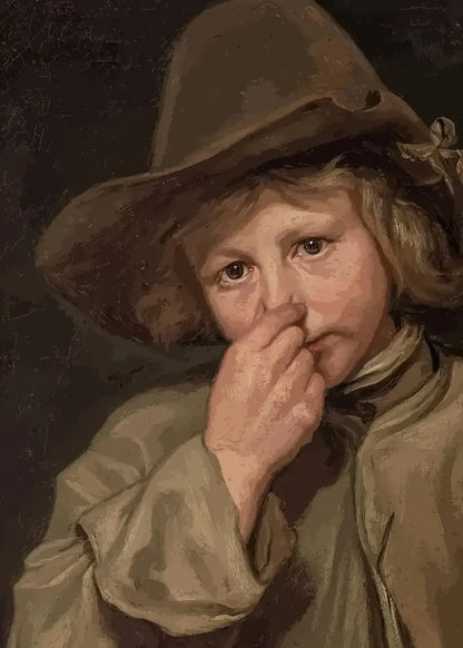 funny bathroom canvas with Mona Lisa and Girl with a Pearl Earring toilet-paper gag