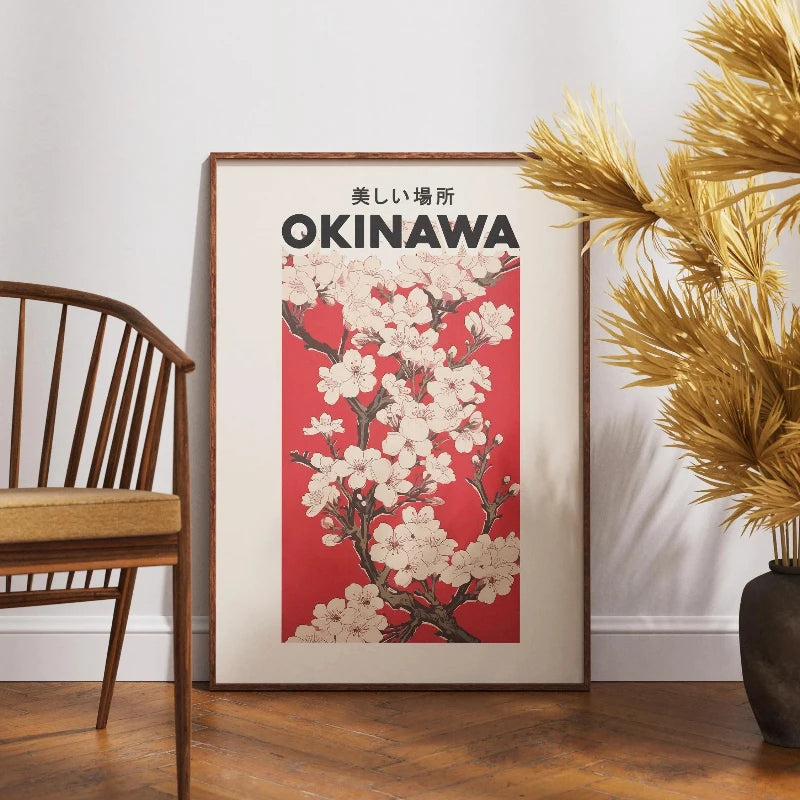 Japanese Okinawa Cherry Blossoms Canvas Print