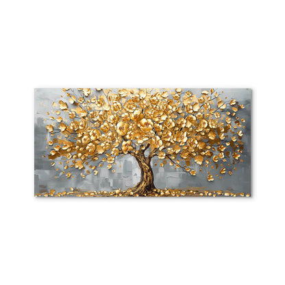 Abstract Colourful Tree Canvas