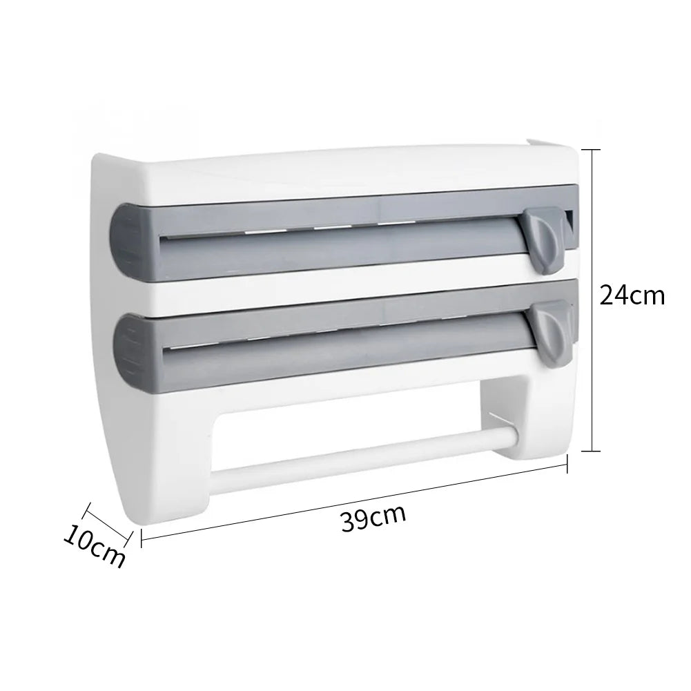 Wall-Mounted Kitchen Wrap Dispenser