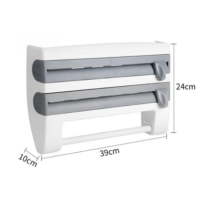Wall-Mounted Kitchen Wrap Dispenser