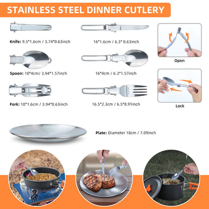 Portable Cookware - Set Of 16
