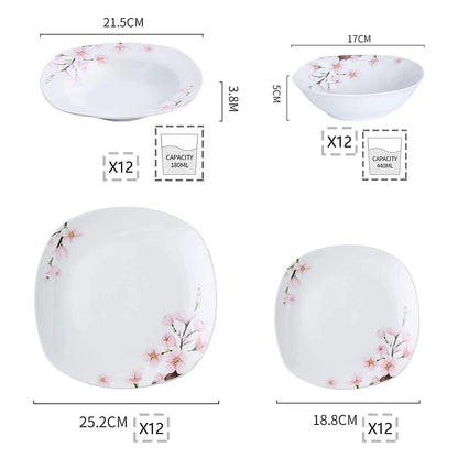 VEWEET Porcelain Dinnerware Sets