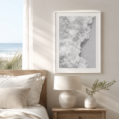 Foamline Shore Coastal Canvas Print