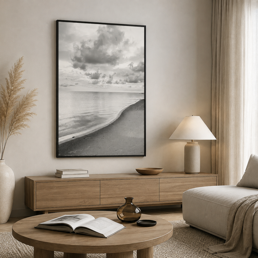 Quiet Coastline Canvas Print