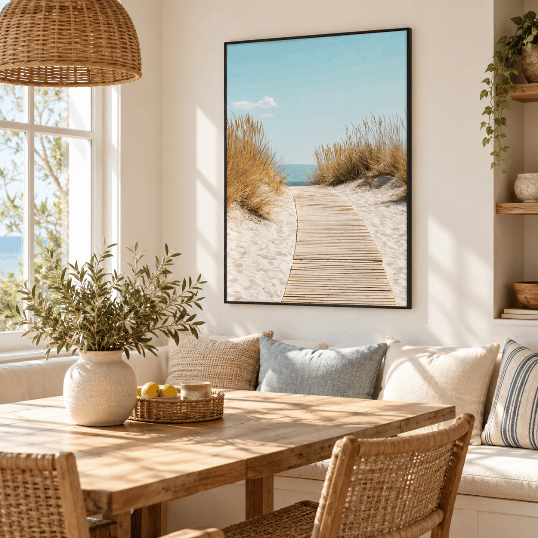 Boardwalk Through the Dunes Canvas Print
