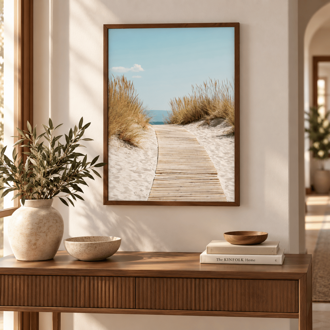 Boardwalk Through the Dunes Canvas Print